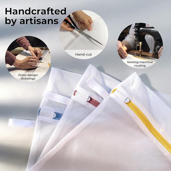 9 Pack Laundry Bag, Mesh Laundry Bags