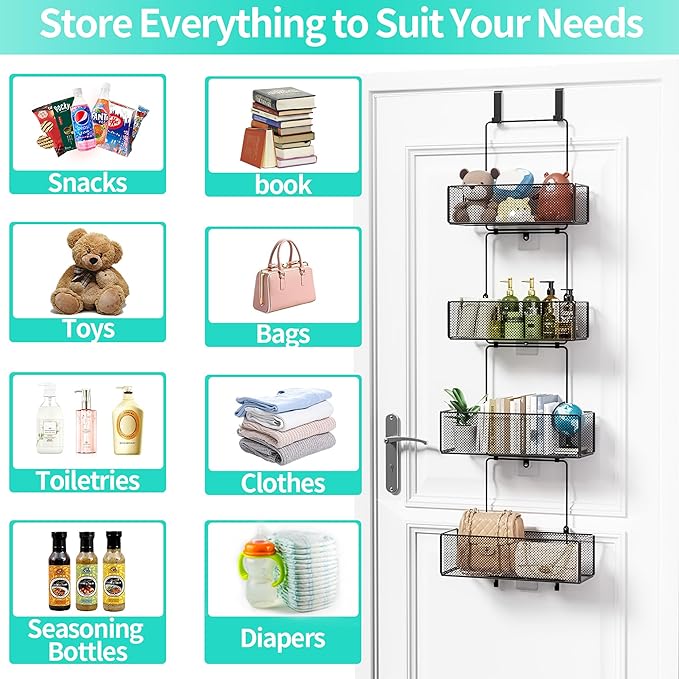 HapiRm Over Door Organizer Storage