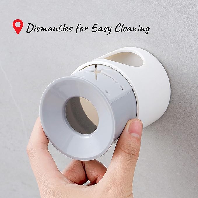 Electric Toothbrush Holder for Bathroom, Wall Mounted for Shower Space-Saving