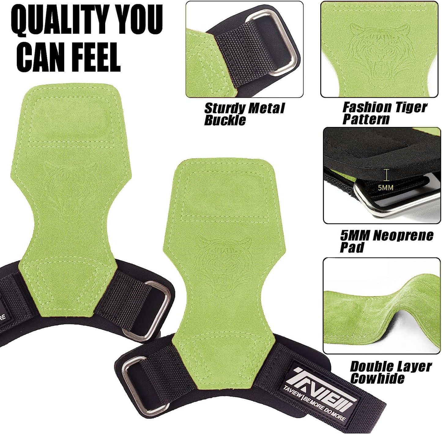 Wrist Straps for Weightlifting for Maximum Grip Support - Lifting Deadlift Strap & Weight Lifting Grips Gloves for Working Out Pull Up Deadlifting & Shrugs