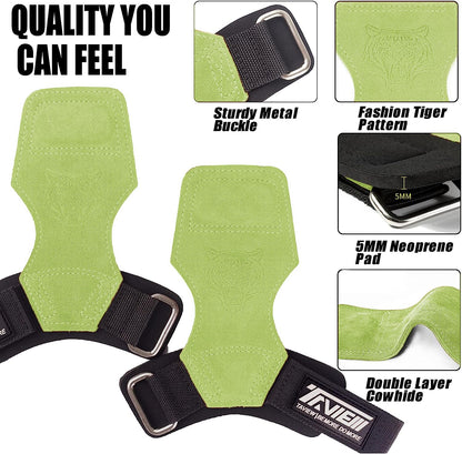 Wrist Straps for Weightlifting for Maximum Grip Support - Lifting Deadlift Strap & Weight Lifting Grips Gloves for Working Out Pull Up Deadlifting & Shrugs