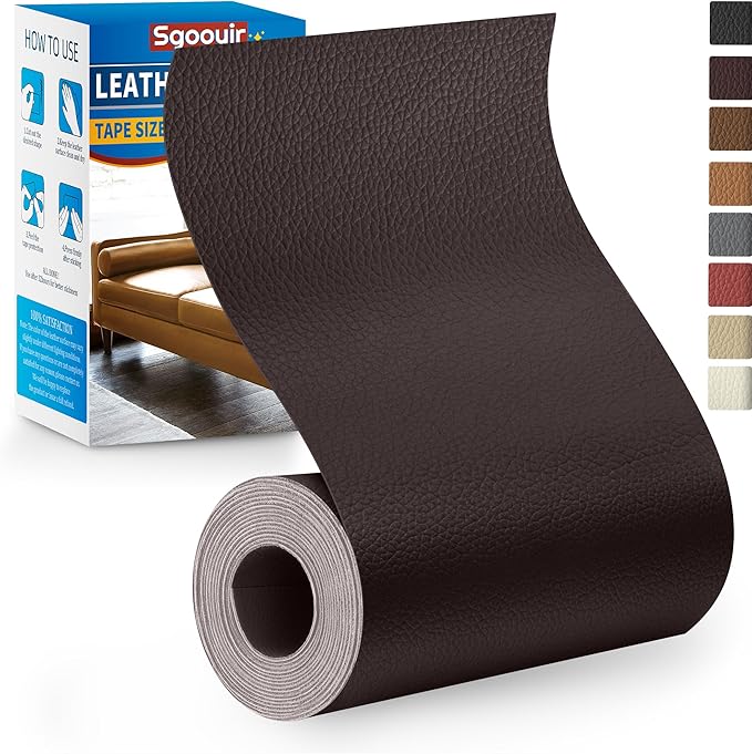 Leather Repair Patch Tape Kit, Vinyl Leather Repair Kit