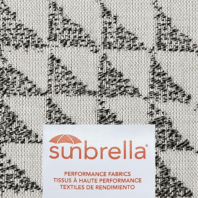 Sunbrella Outdoor Deep Seat & Back Cushion Set, 24 x 24 Inch Water Repellent