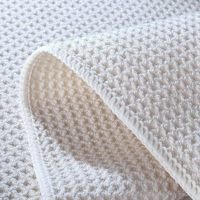 POLYTE Premium Microfiber Kitchen Dish Cloth Waffle Weave 12 Pack