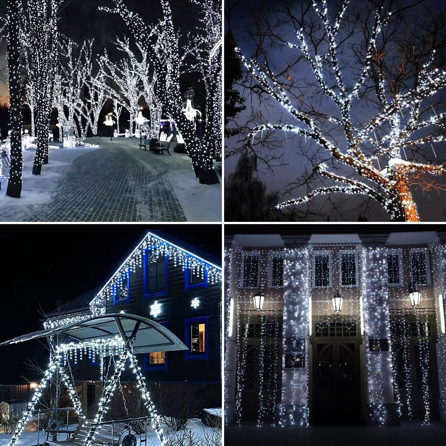 Dailyart Solar String Lights Outdoor, 82ft Cool White Solar String Lights 200 Led Solar Fairy Lights for Outside Waterproof 8 Lighting Mode Solar Lights for Outside,Garden,Courtyards,Trees