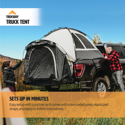 Offroading Gear 6.5ft Truck Bed | Tailgate Camping Tent | Waterproof | Compatible with F150| Ram| Sierra| GMC| Nissan| Etc.