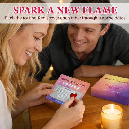 ARVEXO 45 Fun and Romantic Scratch Off Date Night Ideas for Him Her - Date Night Captured 45 Scratch Off Cards For Couples With Digital Scrapbook - Anniversary Wedding Gifts For Men Women Husband Wife
