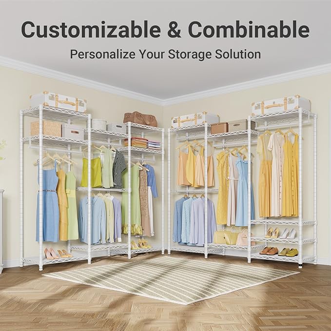 VIPEK V5 Medium Portable Closet Wardrobe Heavy Duty Clothes Rack, Freestanding