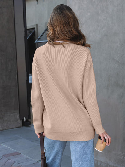 LILLUSORY Women Oversized Cardigan Sweater 2025 Fall Outfits Cloth Fashion V Neck Knit Button Front Casual Trendy Tops