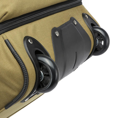 170L Extra Large Baseball Bag with Wheels Gym Duffle Softball Catchers Coach Team Equipment Bags Collapsible Rolling Travel Duffel Bat Gear Bag for Hockey Basketball Football Volleyball Soccer, Brown