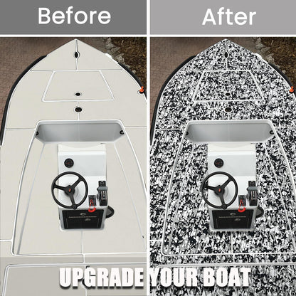 KXKZREN Camo Boat Flooring EVA Foam 47.2"x94.4" Self-Adhesive Camouflage Decking Floor Sheet Marine Traction Pad for Kayak Yacht Motorboat Fishing Boat Cooler Tops