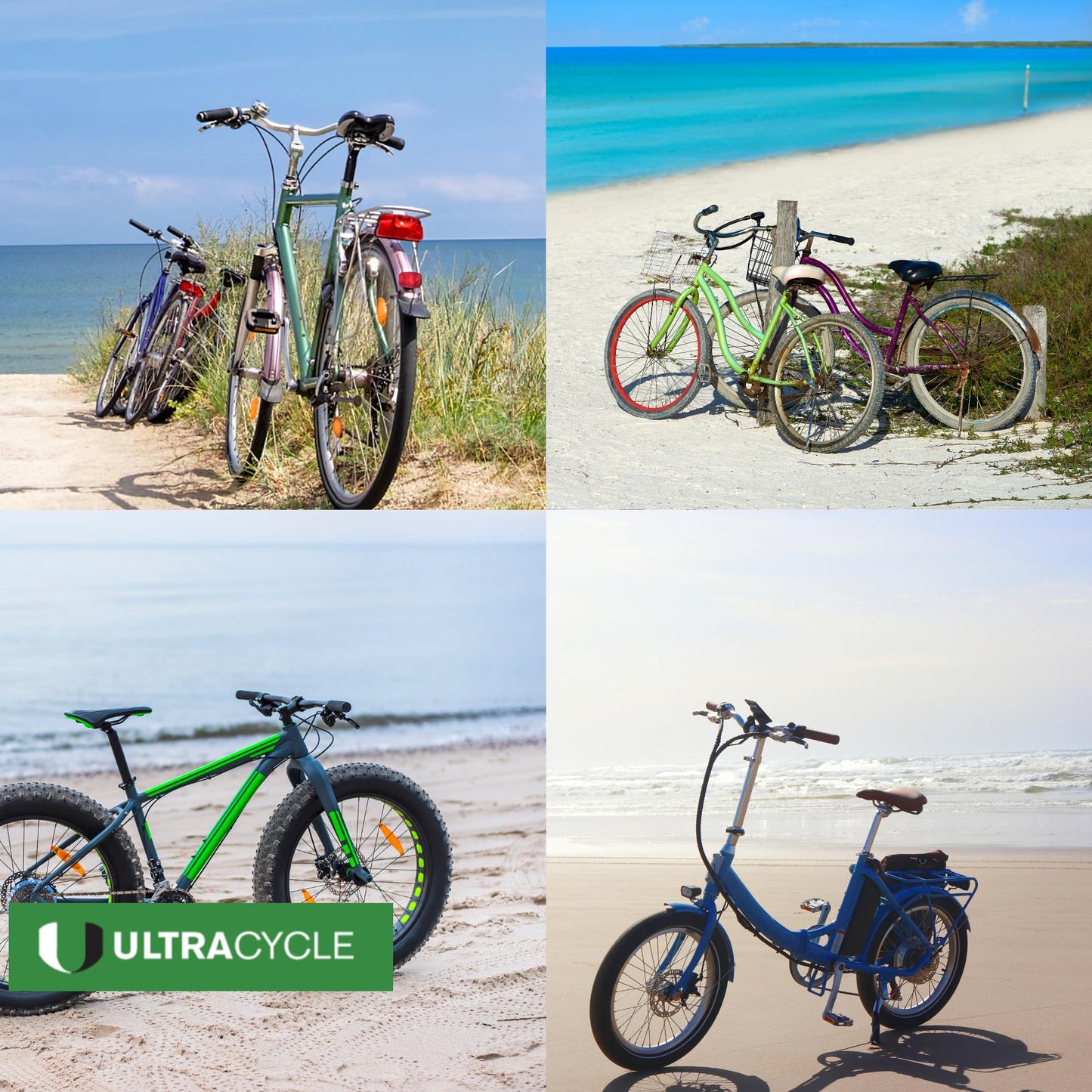 Ultracycle's Cruiser & Road Foam Grips - Soft and Cushy Design, High-Density Foam Rubber, 4-Piece Kit, 8.5 Inches - Ultimate Comfort and Control for Your Bike's Handlebars