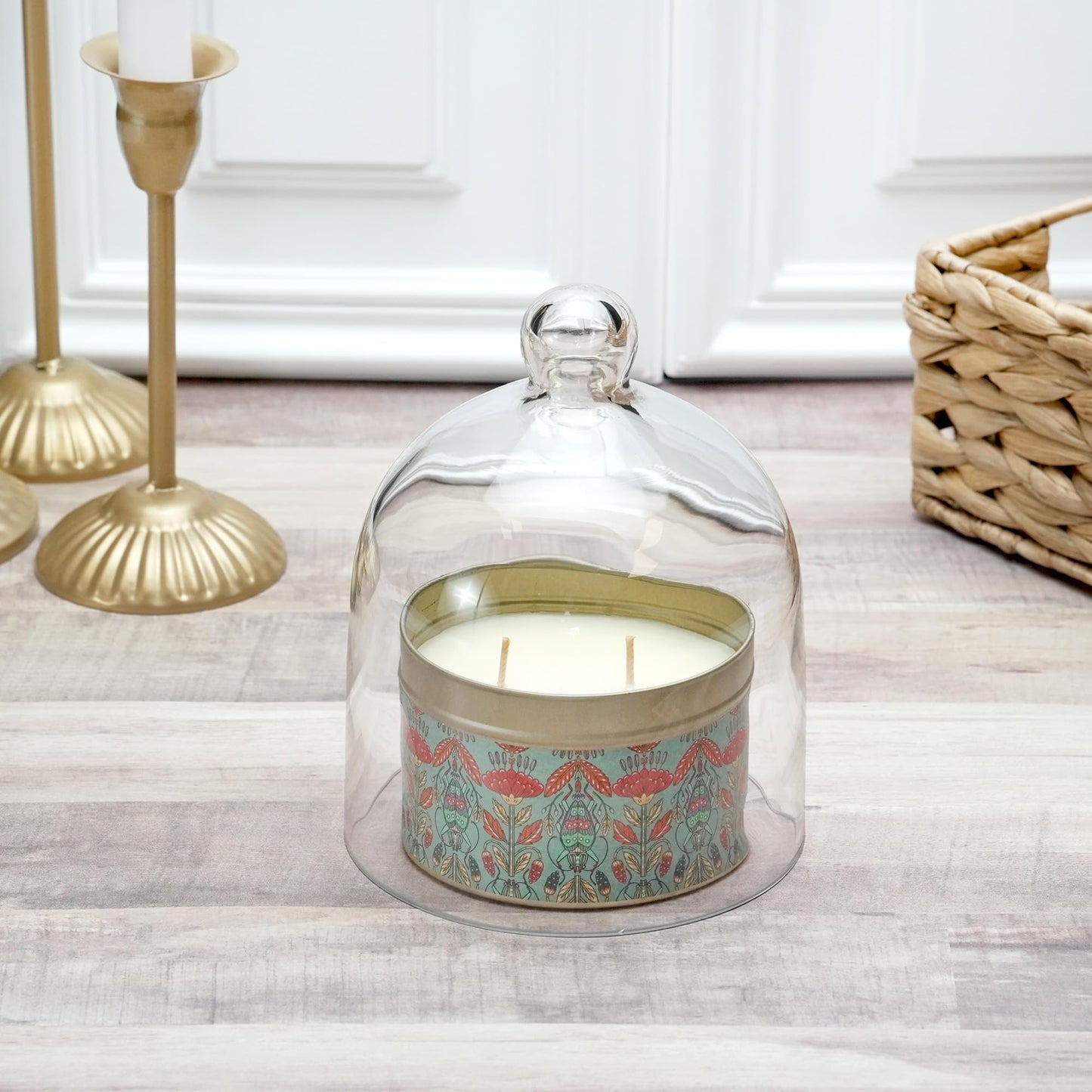 Plymor 5" x 6" Bell Jar Glass Display Dome Cloche (Interior Size 4.75" x 4.5")