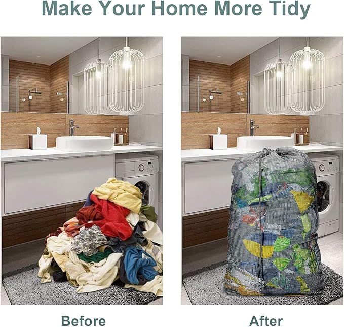 Dalykate Mesh Laundry Bags, Heavy Duty