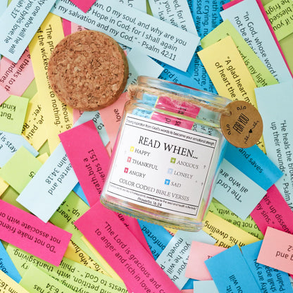 Bible Verse Jar, Bible Verses In a Jar, Christian Gifts for Women, Thanksgiving Gift, Religious Catholic Bible Verses Scripture Prayer Cards, Christmas Gift, Bible Accessories with Key Chain