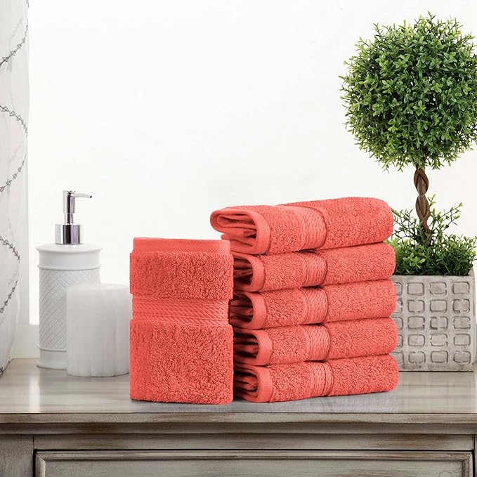SUPERIOR Solid Egyptian Cotton Face Towel Set