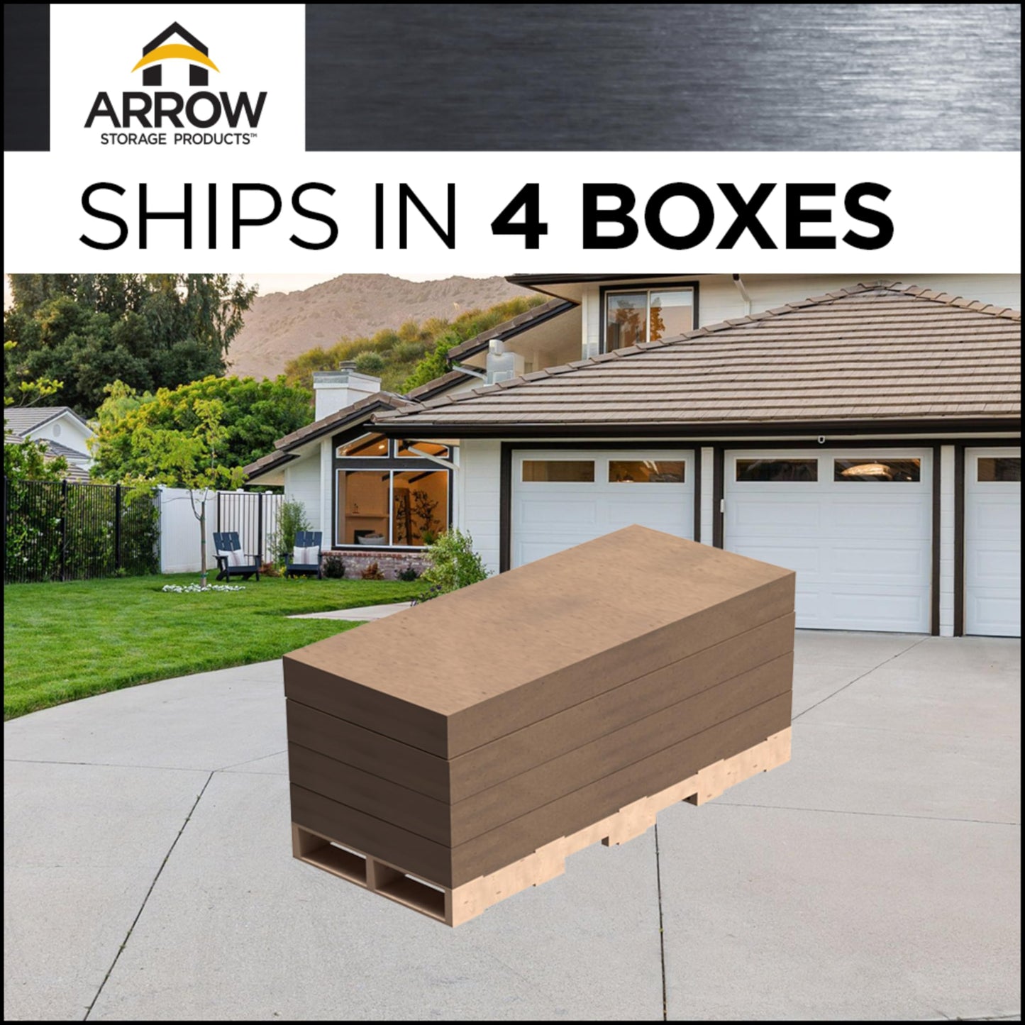 Arrow Carports Galvanized Steel Carport, Full-Size Metal Carport Kit, 12' x 20' x 9', Charcoal