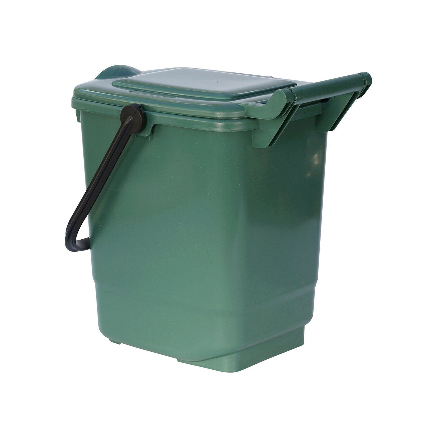 Large Compost Caddy - Green - for Food Waste Recycling (23 Litre) - 23L Plastic Composting Kerbside Bin