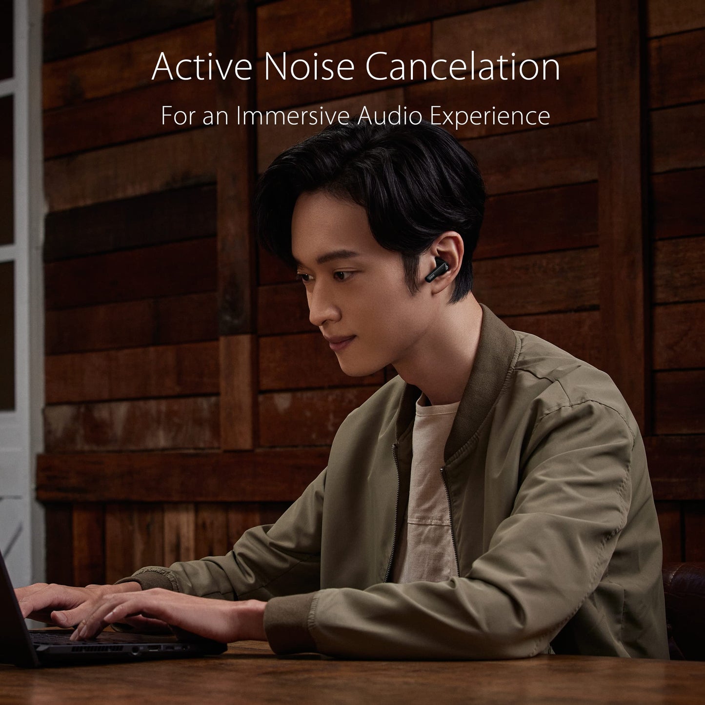 ASUS ROG Cetra True Wireless Gaming Earbuds – Bluetooth, Low-Latency, ANC Noise Cancelling, Touch Control, IPX4 Water Resistant, 27Hr Battery, Wireless Charging, for PC, Mobile, Switch, Ally/X - Black
