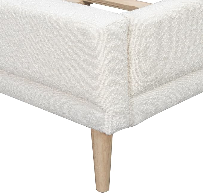Christopher Knight Home Hazel King Size Bed Frame, Upholstered Platform Bed