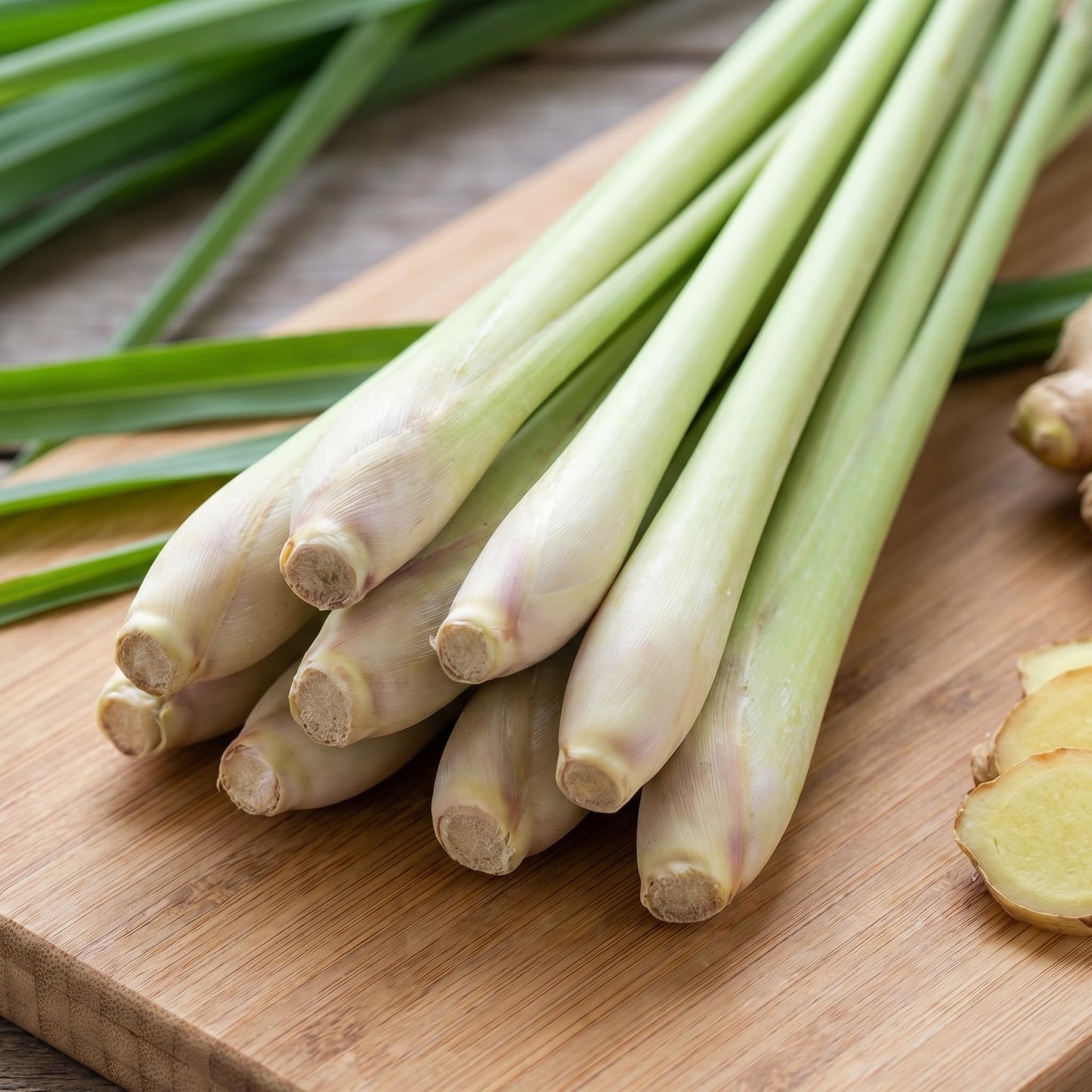 8 Lemongrass Plants Live 4-8 Inch Tall, Large Fragrant Lemon Grass Herbs Stalks for Container, Patio, or Garden, Well Rooted, High Yield