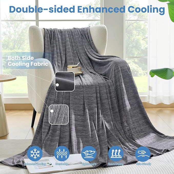 OIGAE Cooling Blanket for Hot Sleepers