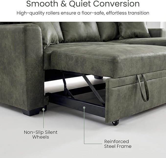 TYBOATLE Convertible Sofa Bed Couch