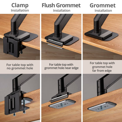 AVLT Dual Monitor Arm and Reinforcement Plate