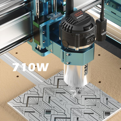 SainSmart Genmitsu 4040-PRO MAX CNC Router + Fractal Vise with 100° Adjustable Jaw for Irregular Shape, 120mm Clamping Range