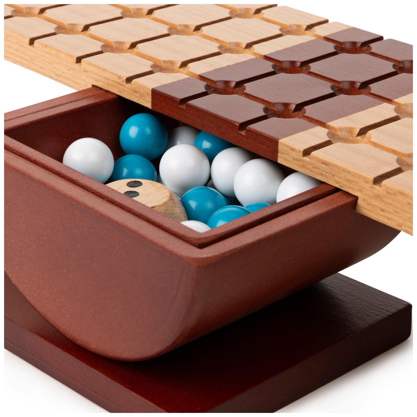 Rock Me Archimedes, Balancing Strategy Puzzle Marbles Family Board Game Retro STEM Learning Educational Toy, for Adults and Kids Ages 8 and up