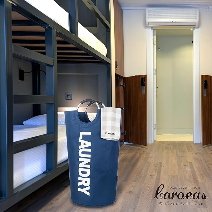 Caroeas 90L Laundry Basket, Waterproof Laundry Hamper, Laundry Bag
