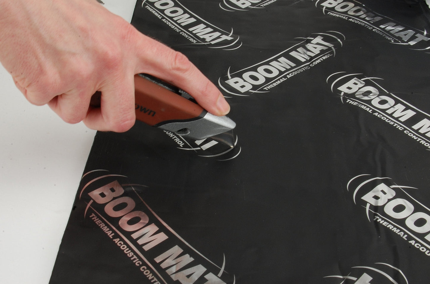 Design Engineering Boom Mat Sound Deadening Material with Adhesive Backing | 2mm 12.5" x 24" (Pack of 10)