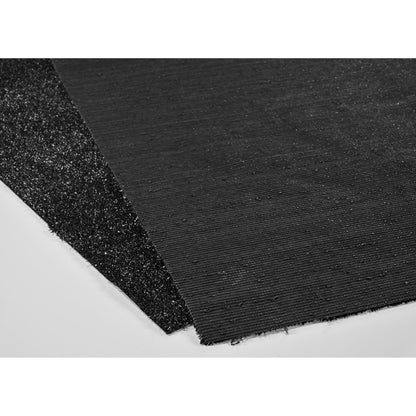 Garland Rug Black Artificial Grass 12 Ft. X 12 Ft. Large Indoor/Outdoor Area Rug -Lush Black Durable, and Low-Maintenance for Patios, Lawns, and More
