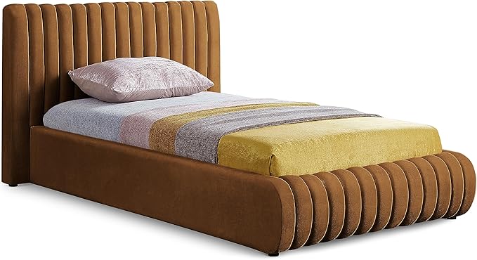 Meridian Furniture NicoSaddle-T Nico Collection Modern | Contemporary Velvet