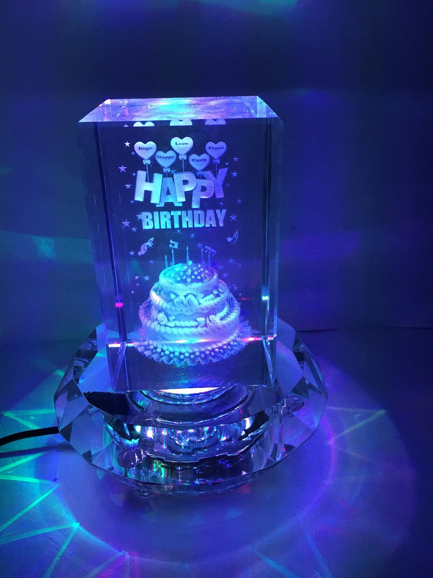 Sunrise Crystal Crystal Display Stand 9.5CM(3.8 Inches)