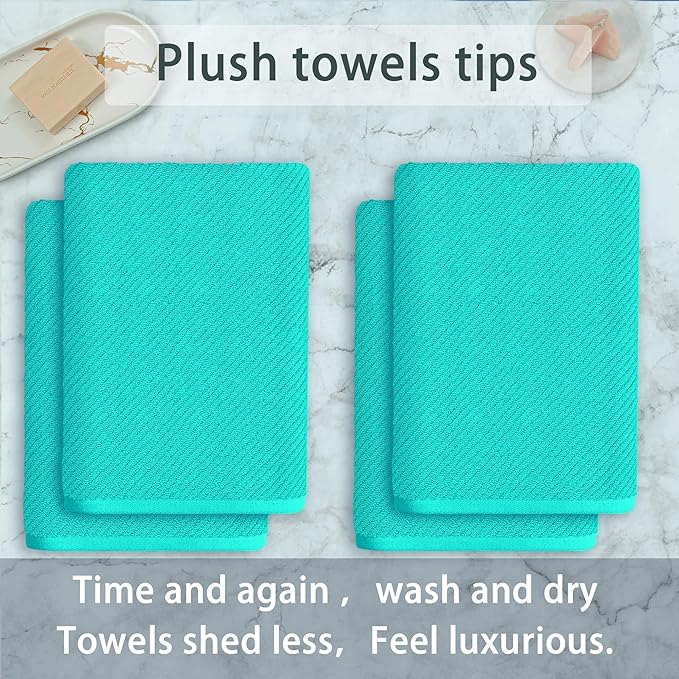 Turquoise Bath Towels
