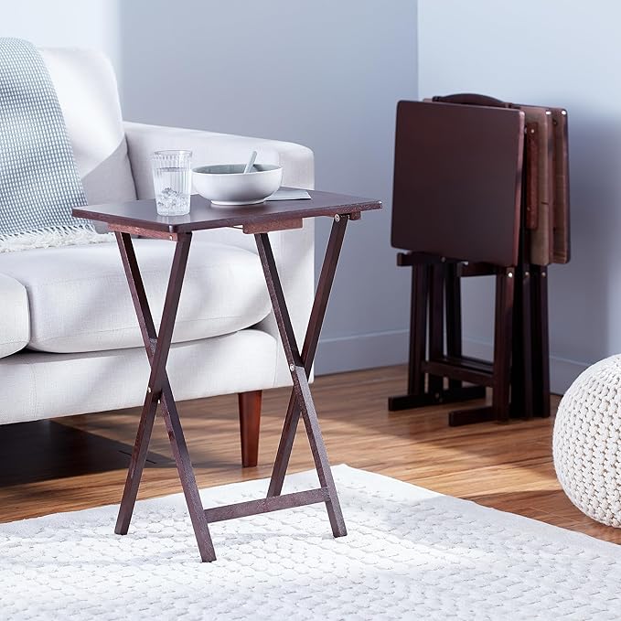 Amazon Basics Portable Foldable TV Tray Table