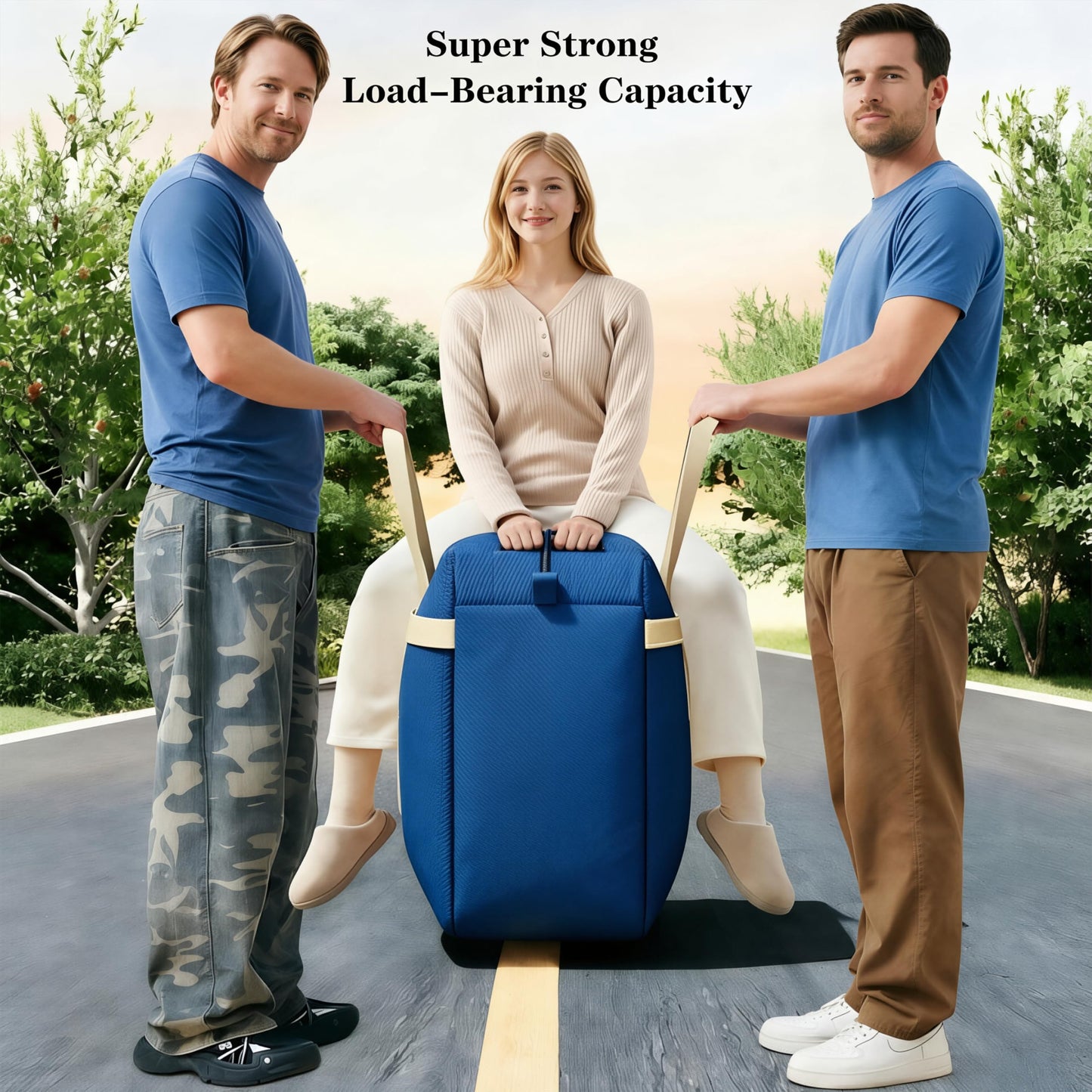 MKOSQC 2 Pack Heavy Duty Moving Storage Bags with Reinforced Handles