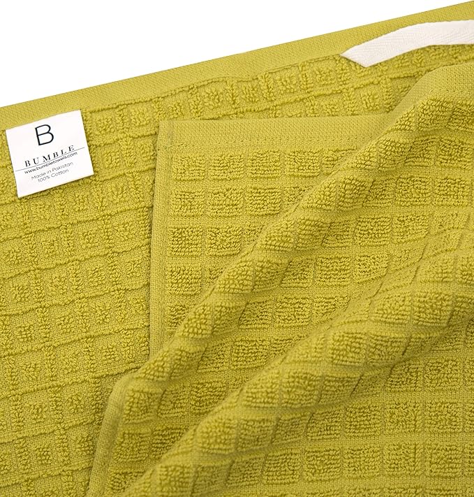 Premium Kitchen Towels | Large Cotton Dish Towels | Flat & Terry Highly