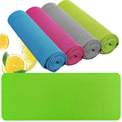 AZOI Cooling Towel (40"x12") - for Neck/Face, Ice Towel,Chilly Towel, Cooling Neck Wraps for Hot Weather Instant Chill, Soft Microfiber for Yoga, Gym, Golf, Running,Workout, Outdoor Sports, Hiking