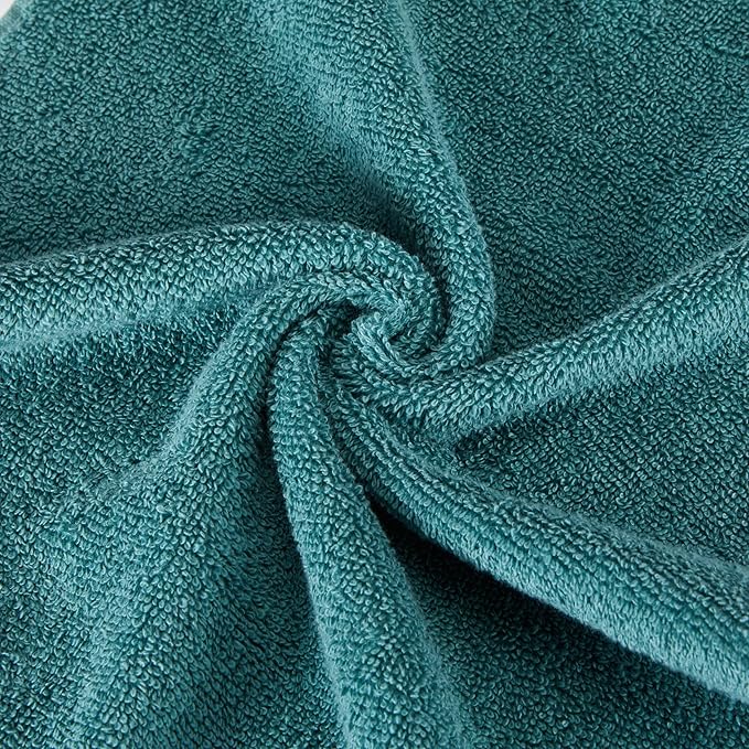 Amazon Basics Fade-Resistant Soft & Absorbent Bath, Hand and Washcloth Towel Set