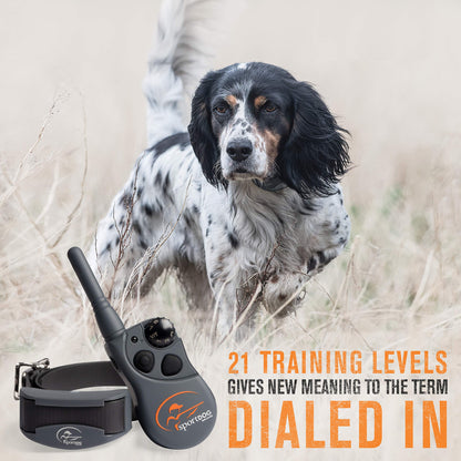 SportDOG Brand FieldTrainer 425XS Remote Training Dog Collar, E Collar For Stubborn Dogs - Waterproof, Submersible Up To 25 Feet, Rechargeable Dog Training Device with Remote Static, Vibrate, and Tone