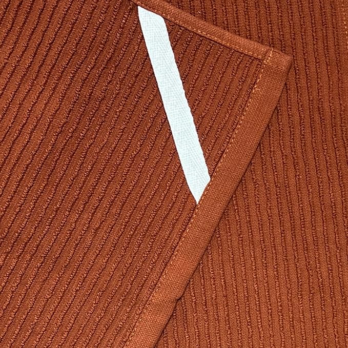Kitchen Hand Towels: Maroon Rust 100% Cotton Cloth Soft Cleaning Drying Dished