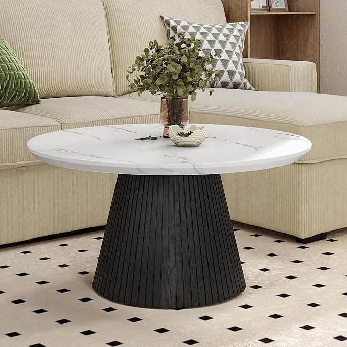 Furniture of America Coraly Modern 36-inch Round Coffee Table