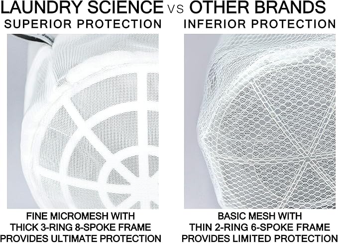 Premium Bra Wash Bag – Set of 3 Mesh Lingerie Laundry Bags