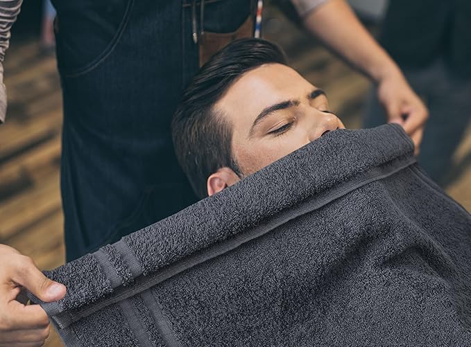 Utopia Towels Cotton Bleach Proof Salon Towel 16 by 27 inches, Bleach Safe Gym