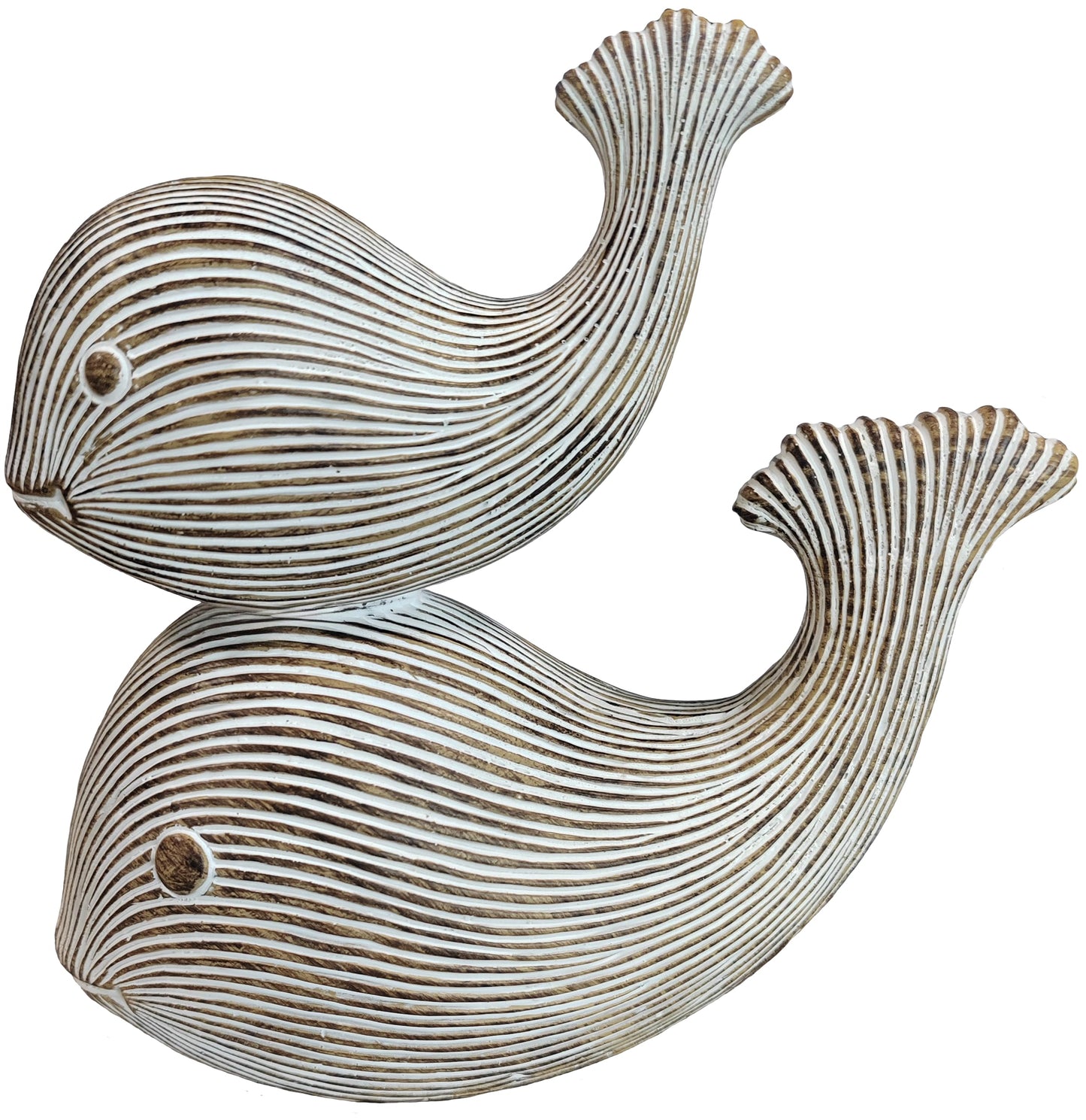 LAIKEARTS Abstract Modern Whale Decorative Sculpture, Home Decor,Ocean Beach Theme Whale Decorations,Coffee Table Statues,Dining Living Room Desk Decor,Shelf Decoration