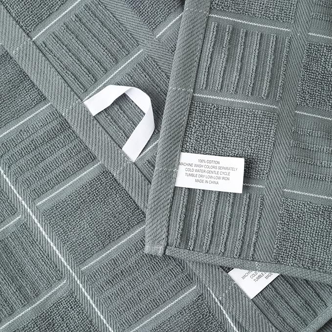 Glynniss Kitchen Towels and Dishcloths Set, Dish Towels and Dish Rags