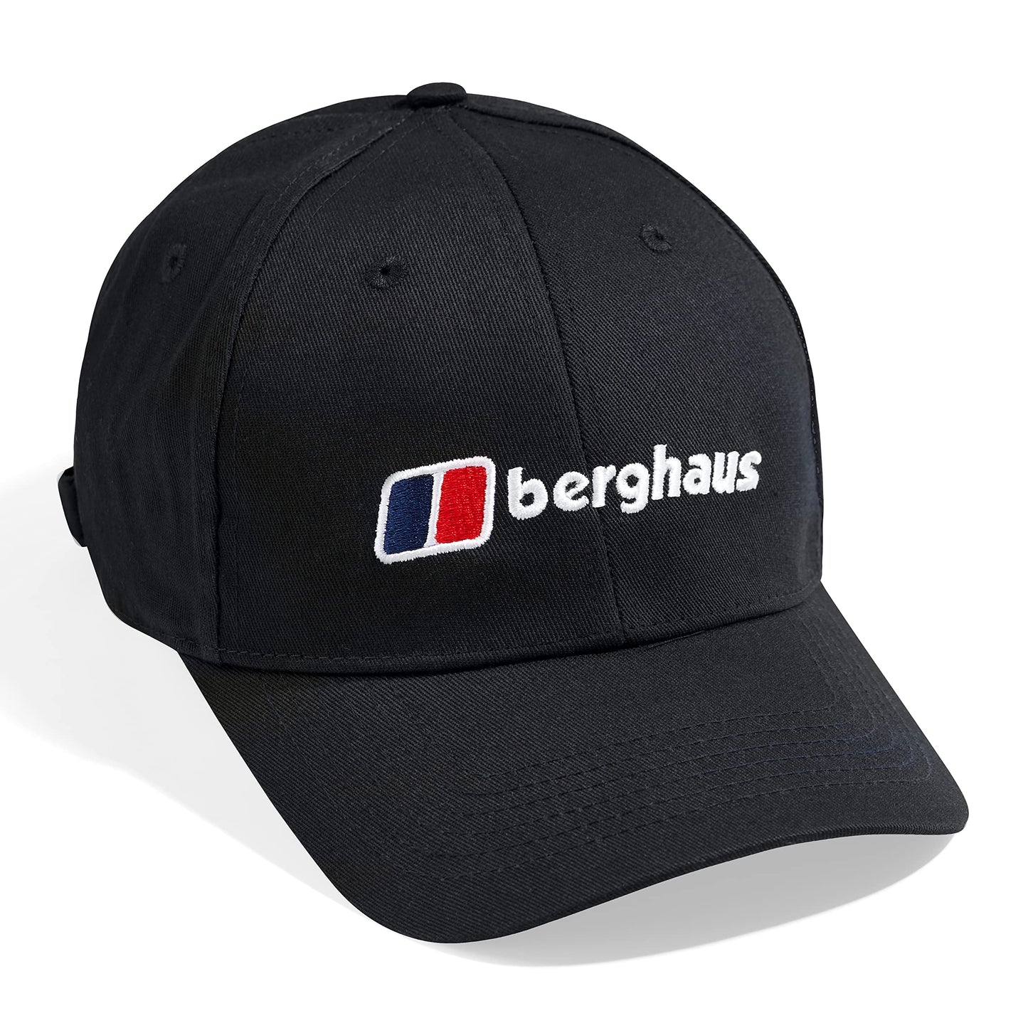 Berghaus Mens Logo Recognition Baseball Cap | Snap Adjuster, Black, One Size