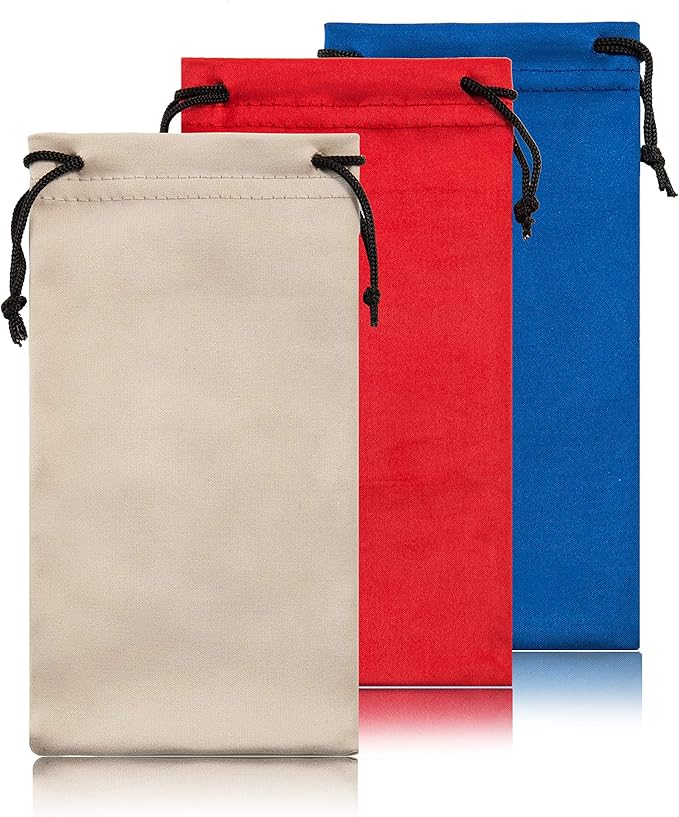 TRIUMPH VISION Soft Eyeglass Pouch 3 Pack